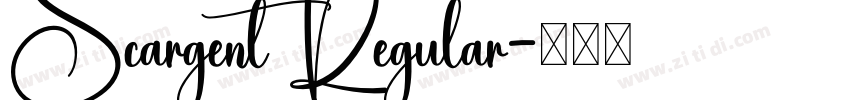Scargent Regular字体转换 Scargent Regular字体转换